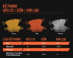 BỐ PHANH GỐM VÀ BỐ PHANH KIM LOẠI, SỰ KHÁC BIỆT?